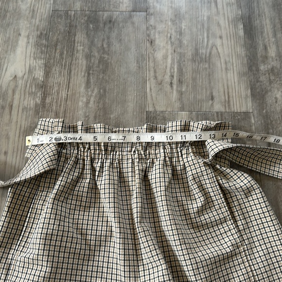 WILFRED ARITZIA PAPER BAG PLAID SHORTS NWOT - Picture 4 of 9